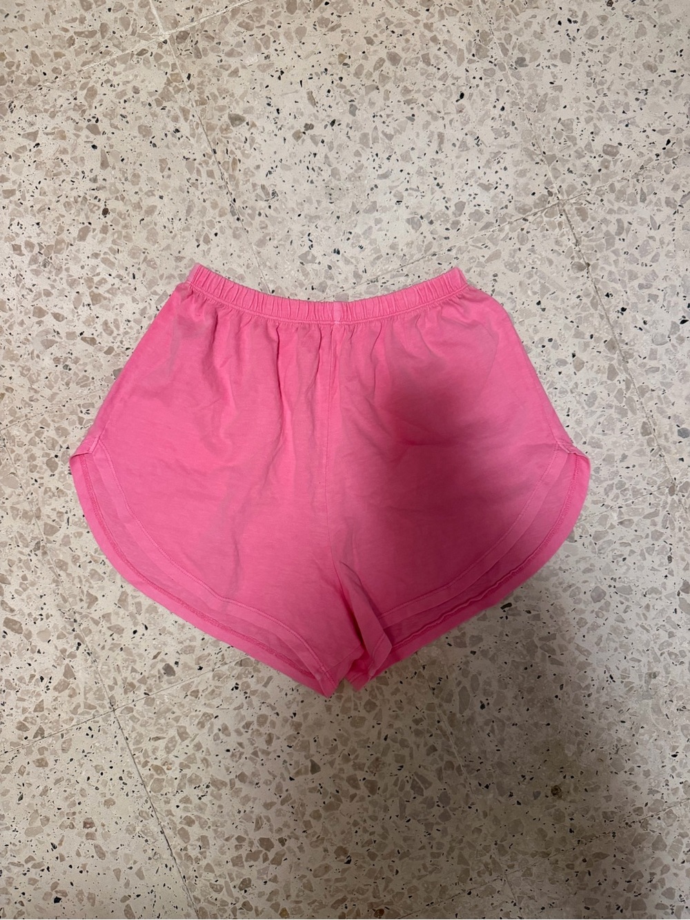 Blank NYC Neon Pink High-Waist Lounge Shorts